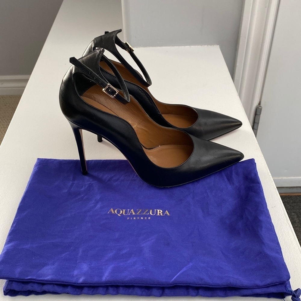 ❗️SOLD❗️🤩hp🤩 Aquazzura Dolce Vita Pumps Size 38 - Picture 4 of 9